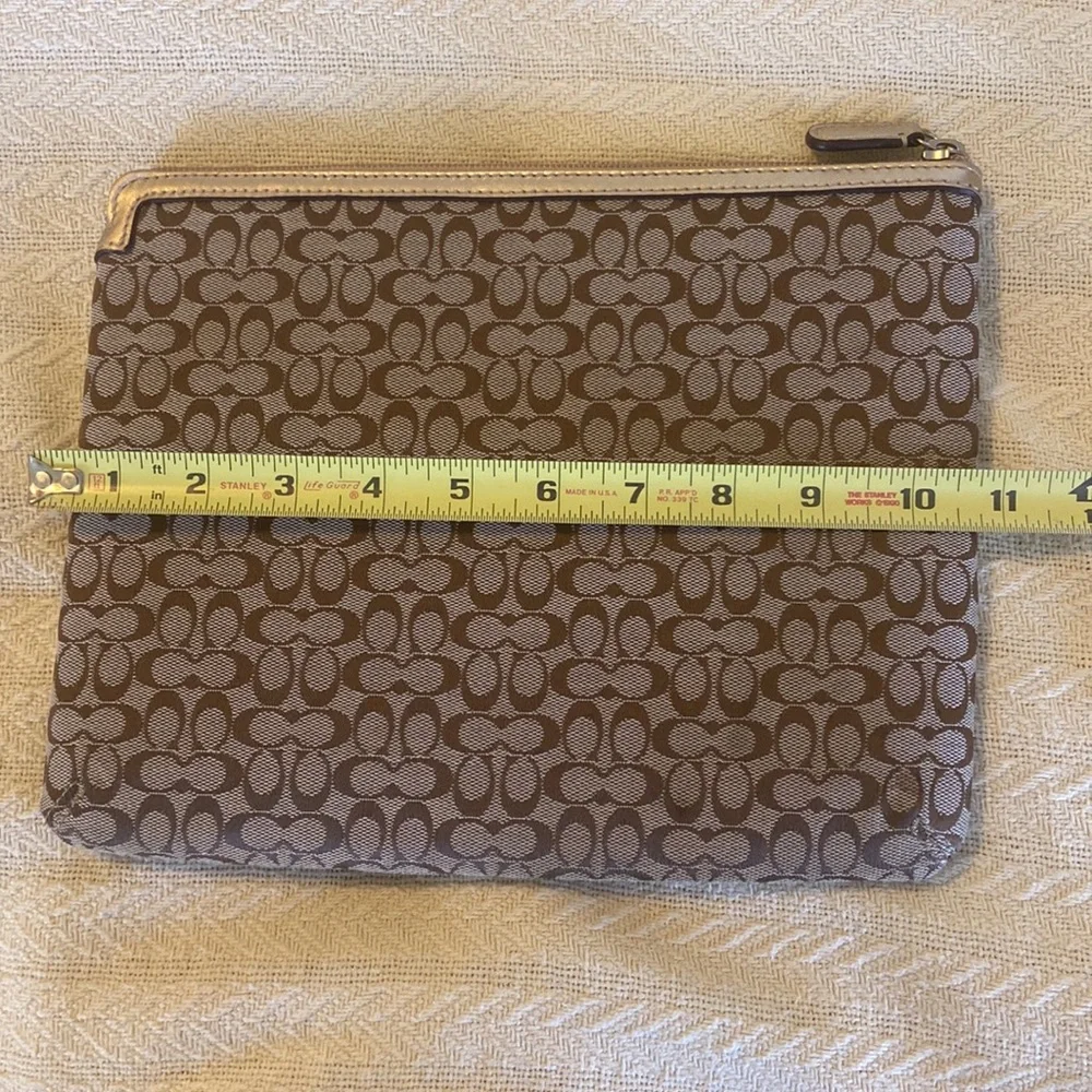 Coach signature C brown ipad case.